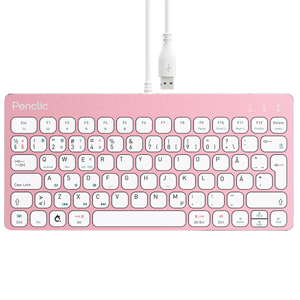 Penclic Mini Keyboard C3 corded Se/Fi - Pink