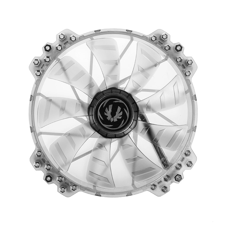 BitFenix Spectre PRO Fan - 200mm - White LED - Black (900rpm)