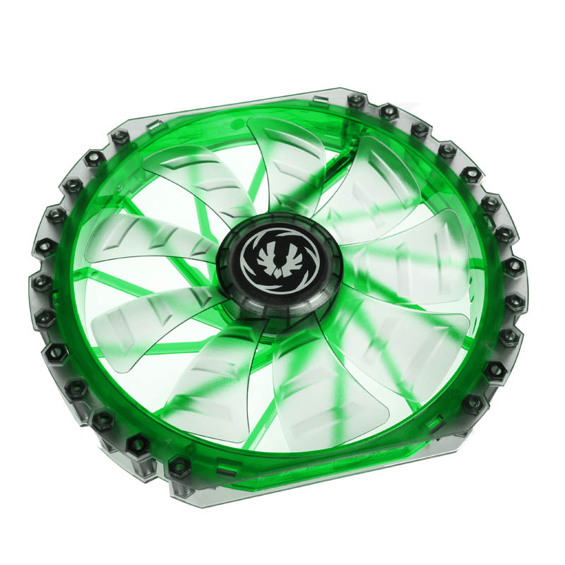 BitFenix Sprectre Pro 230mm fan Green Led - Black