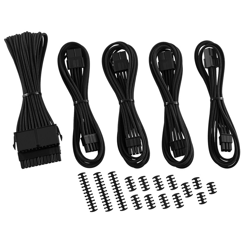 CableMod Classic ModMesh Cable Extension Kit - 8+6 Series - black