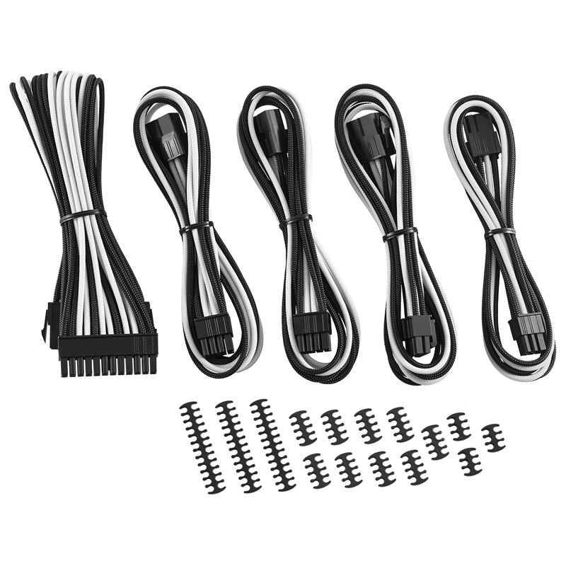 CableMod Classic ModMesh Cable Extension Kit - 8+6 Series - black/white