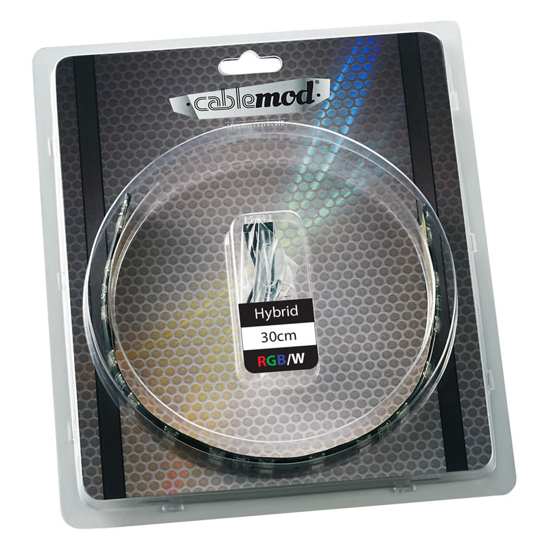 CableMod WideBeam Hybrid LED Strip 30cm - RGB/W