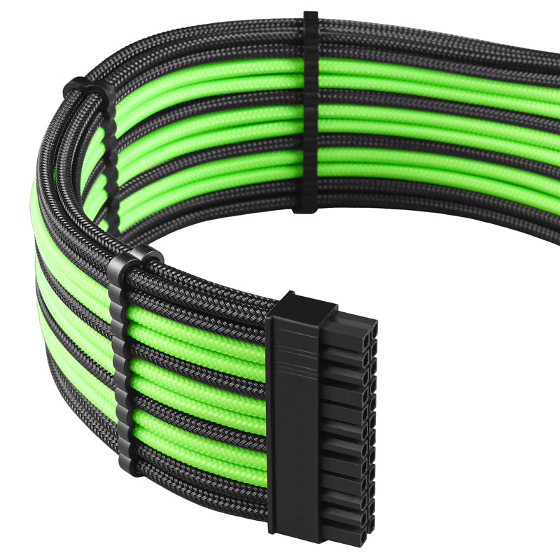 CableMod PRO ModMesh Cable Extension Kit - black/light green