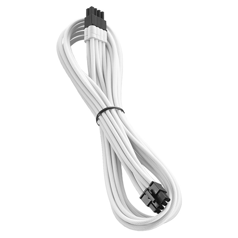 CableMod C-Series PRO ModMesh 8-Pin PCIe Kabel, Corsair AXi/HXi/RM (Yellow Label) - white