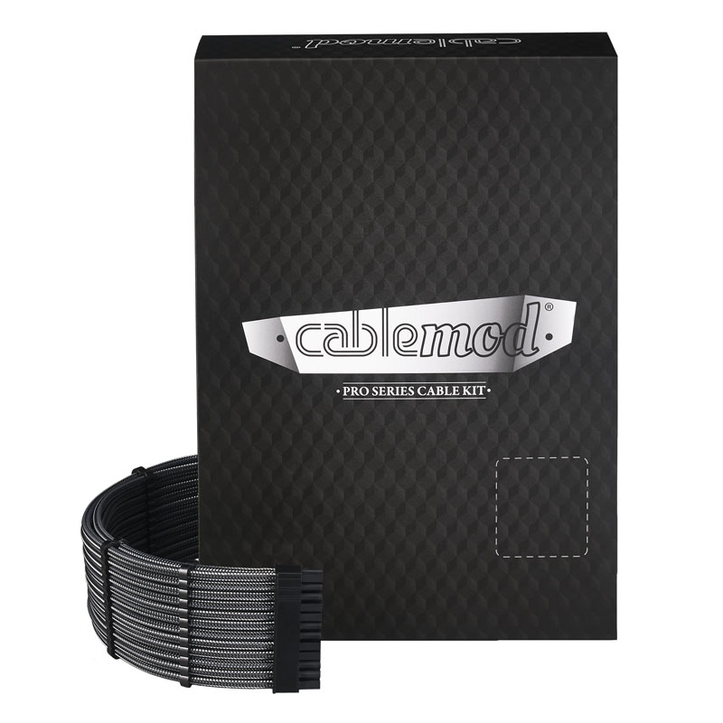 CableMod C-Series PRO ModMesh Cable Kit for Corsair AXi/HXi/RM (Yellow Label) - carbon
