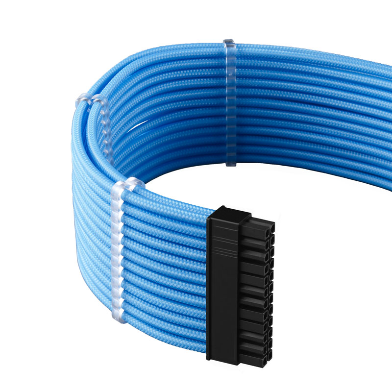 CableMod C-Series PRO ModMesh Cable Kit for Corsair AXi/HXi/RM (Yellow Label) - light blue