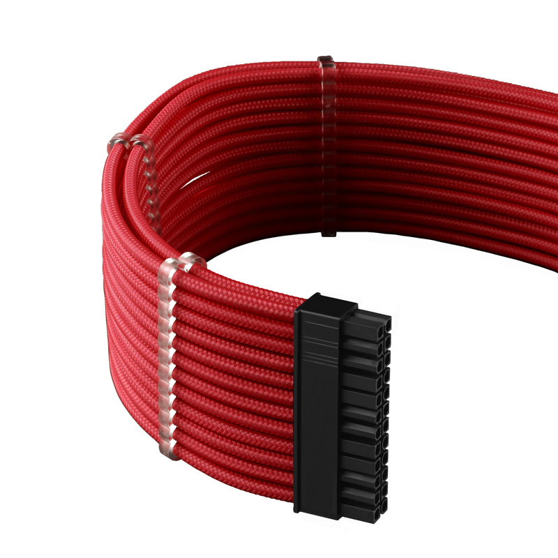 CableMod C-Series PRO ModMesh Cable Kit for Corsair AXi/HXi/RM (Yellow Label) - red