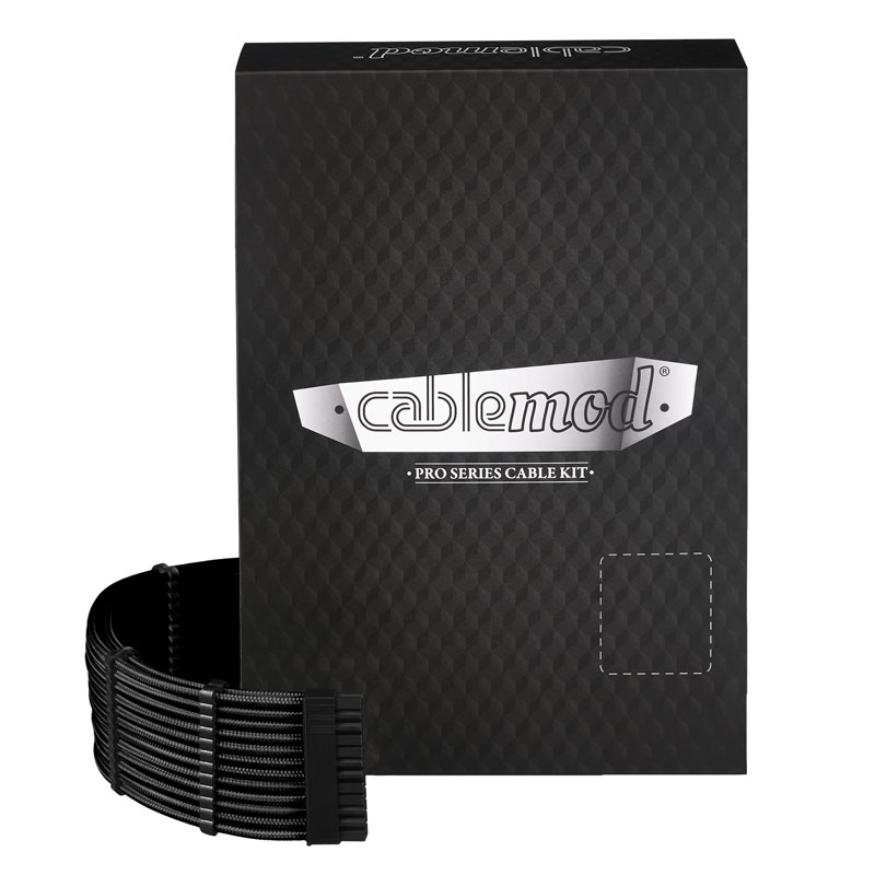 CableMod C-Series PRO ModMesh Cable Kit for RMi/RMx/RM (Black Label) - black