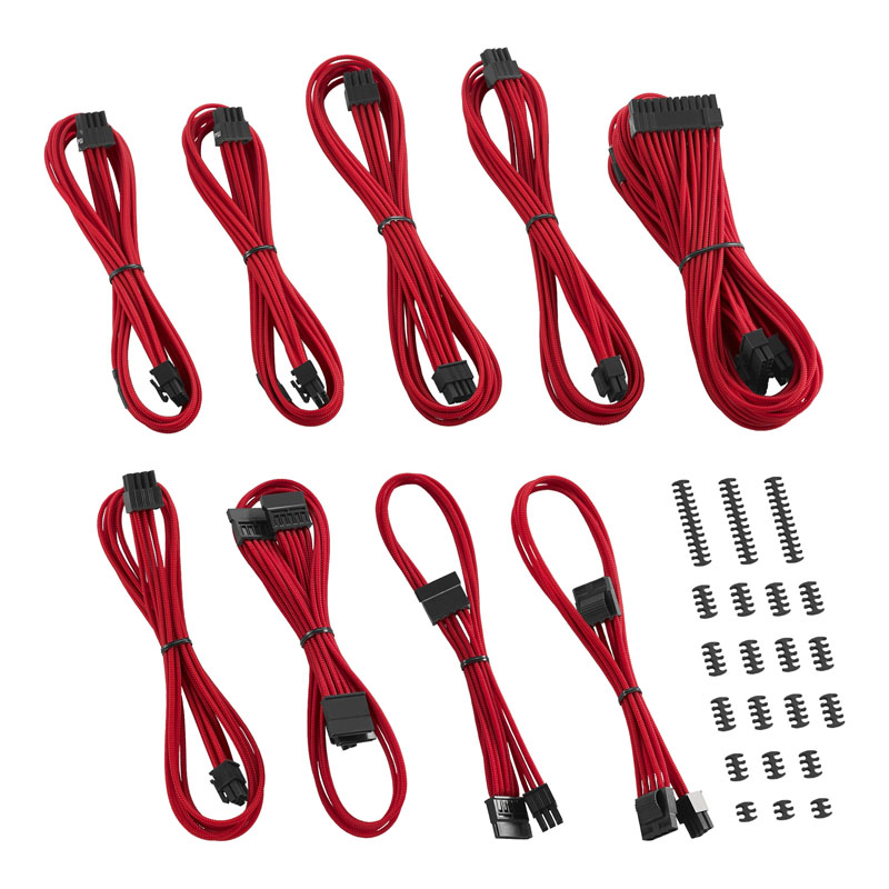 CableMod Classic ModMesh RT-Series Cable Kit ASUS ROG / Seasonic - red