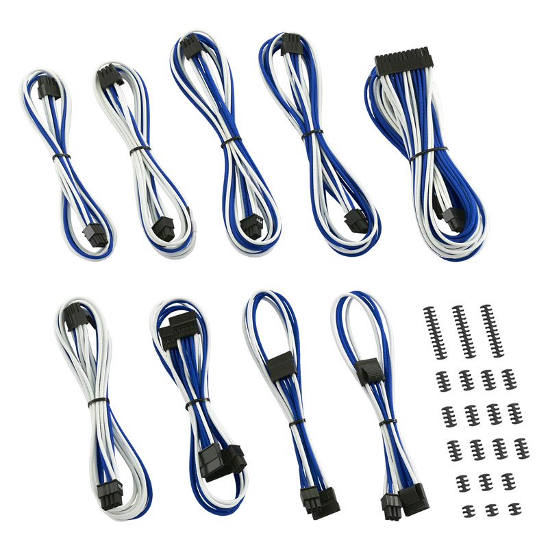 CableMod Classic ModMesh RT-Series Cable Kit ASUS ROG / Seasonic - white/blue