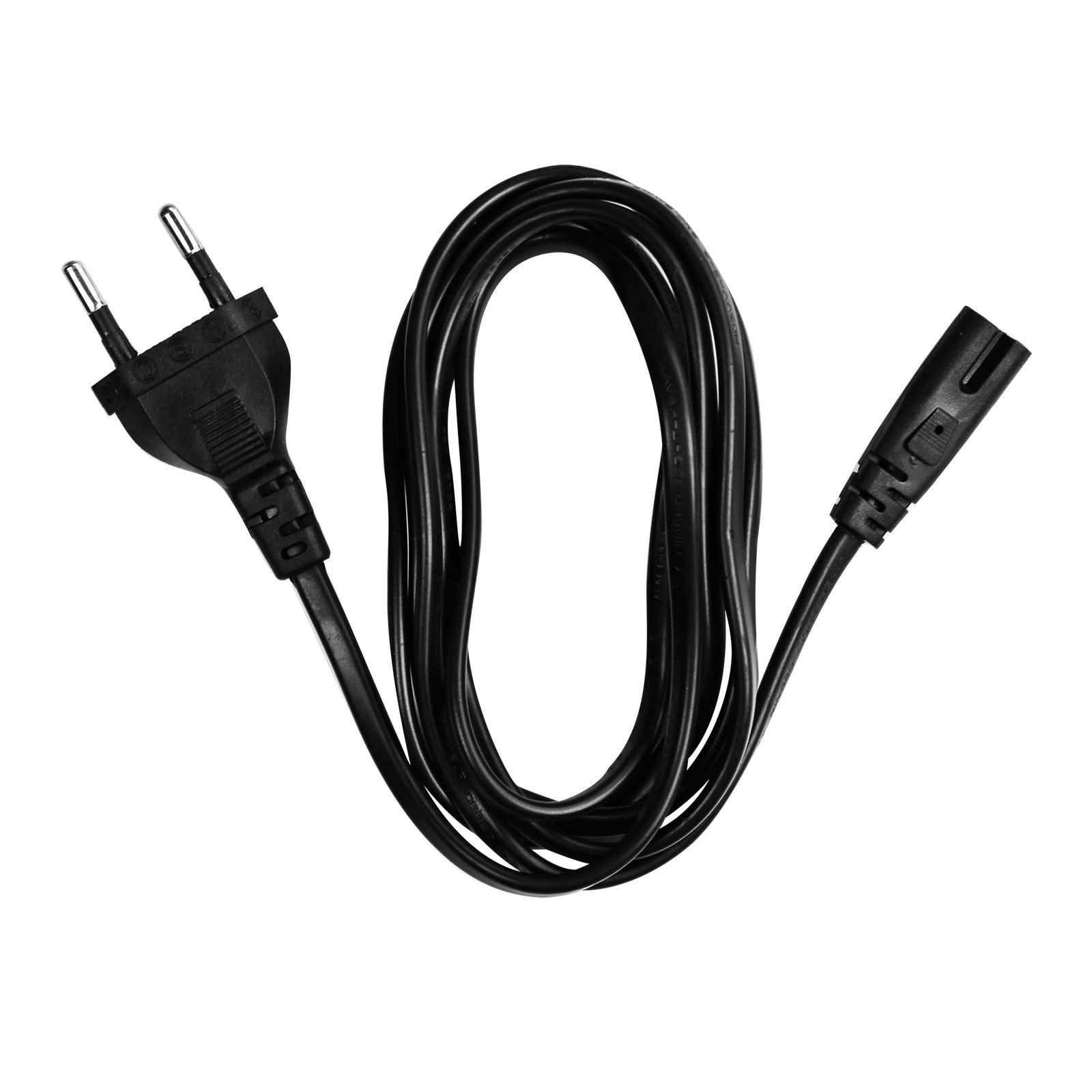 EKON Antenna cable 9,5 mm male to 9,5 mm female, black color,cable length 5 m + coax adapter male-male