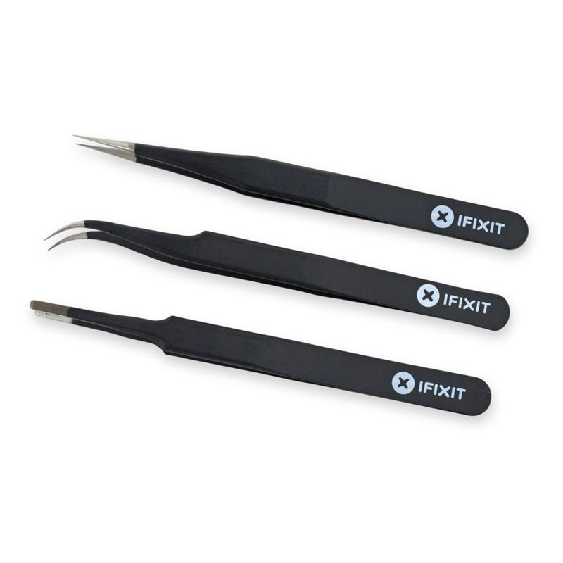 iFixit Precision Tweezer Set PRO - Set of 3 precision tweezers