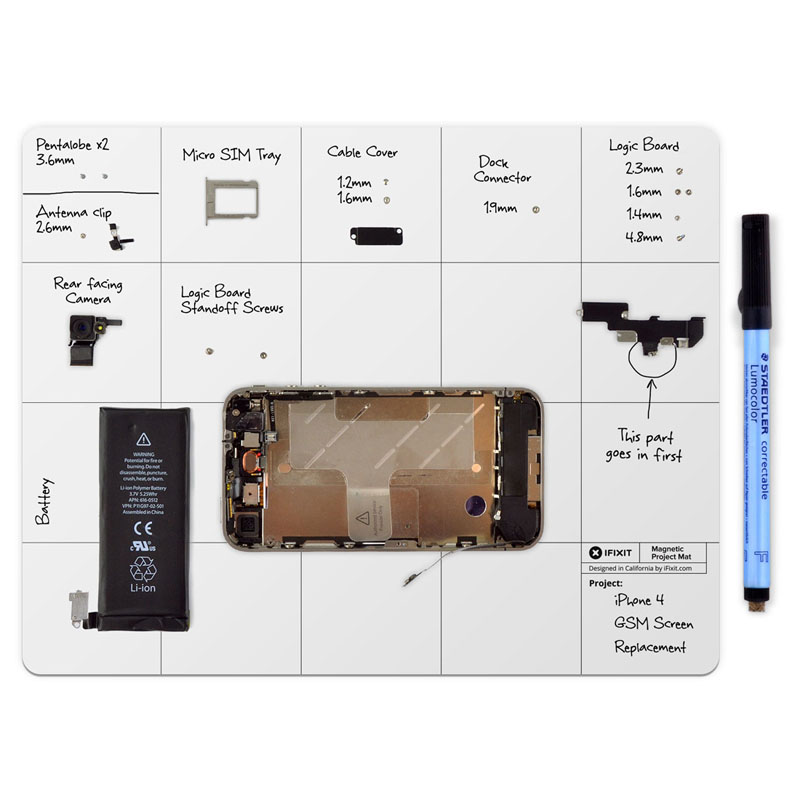 iFixit Pro Magnetic Project Mat magnetic pad for electronics repair