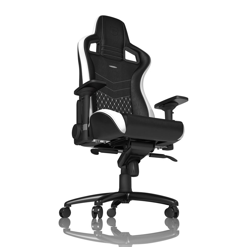 noblechairs EPIC Real Leather Black/White/Red