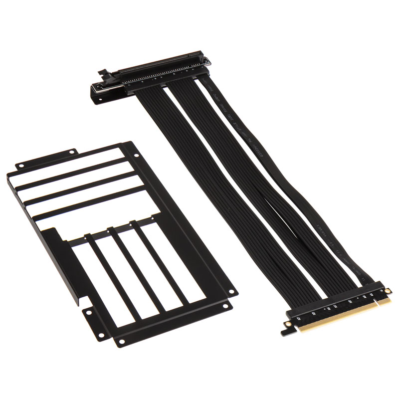 Lian Li O11-1X Riser Card Cable + PCI-Slot-Opening - Black