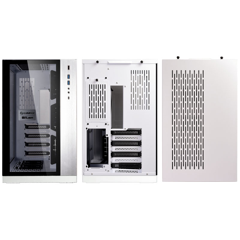 Lian Li PC-O11 Dynamic Midi Tower, Tempered Glass - White 